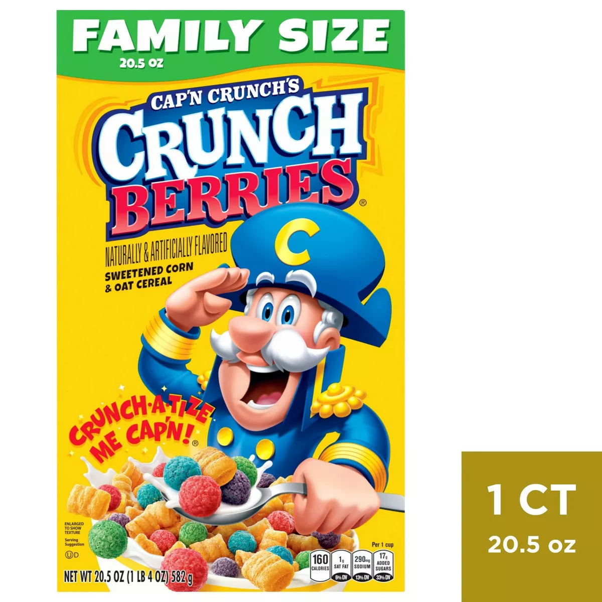 Cap'n Crunch Berries Cereal - 20.5oz