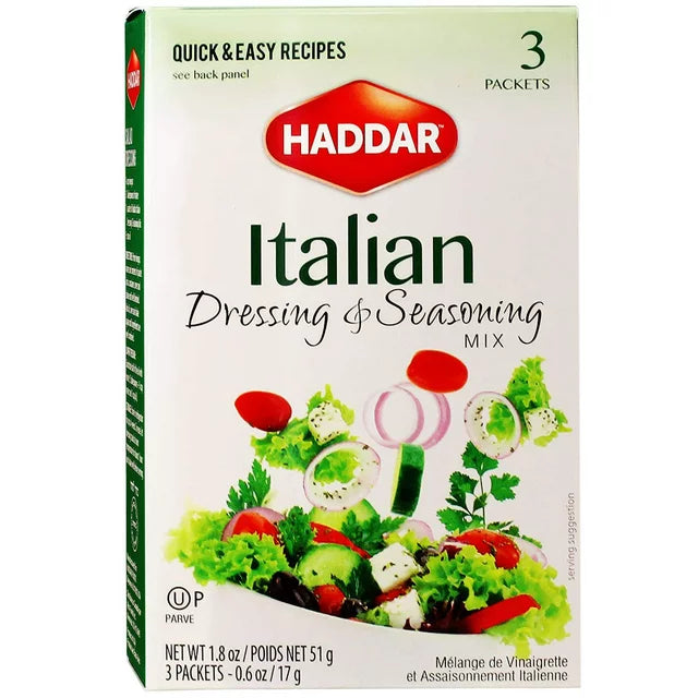 Haddar, Gluten Free Italian Dressing & Seasoning Mix (P) 1.8oz