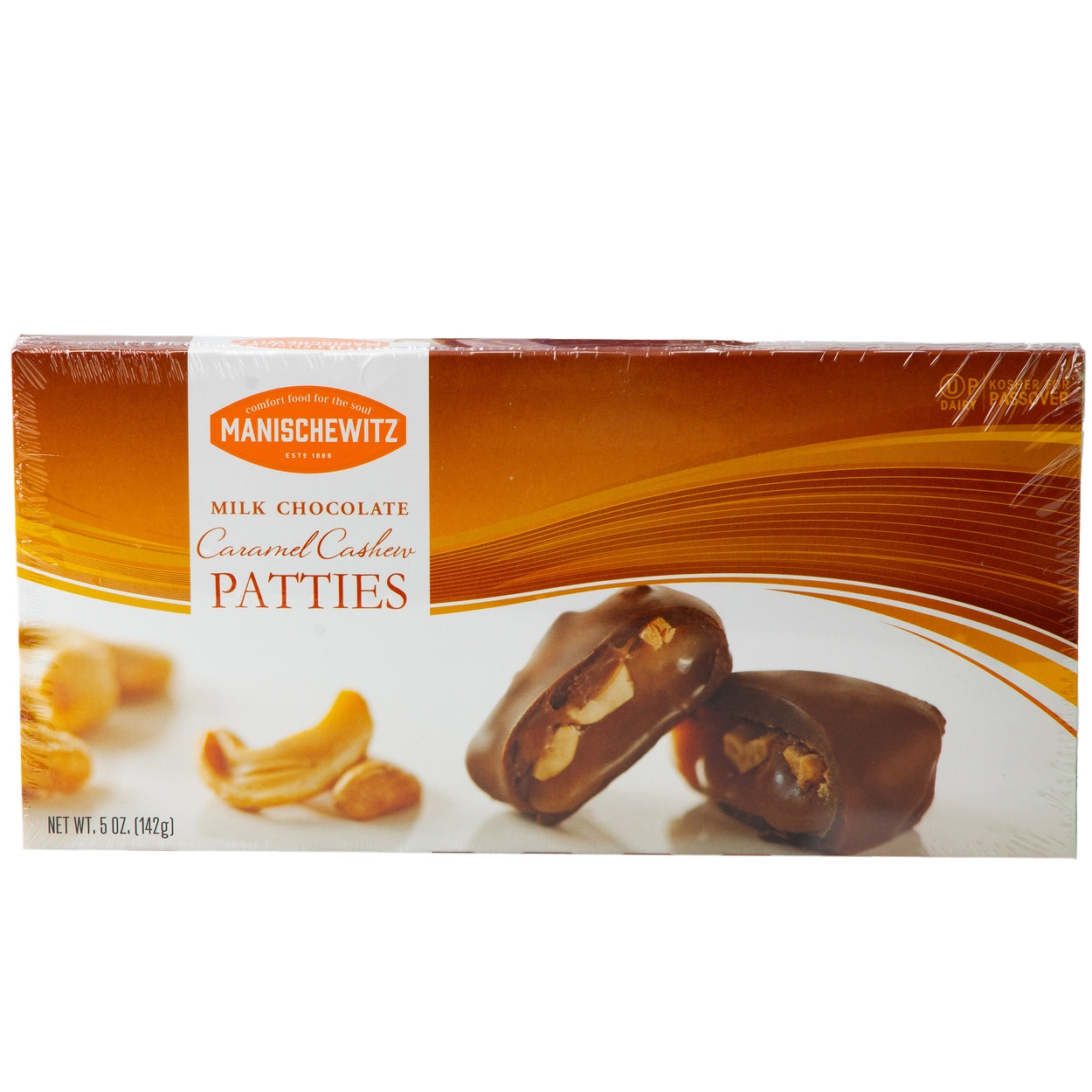 Manischewitz Caramel Cashew Patties (P), 5oz