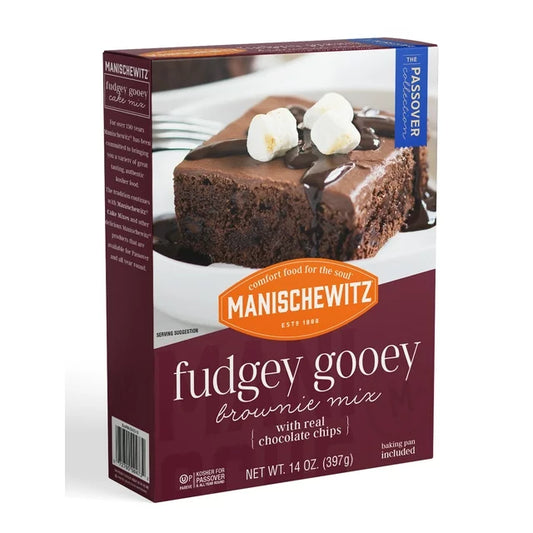 Manischewitz Fudgey Gooey Brownie Mix (P) - 0.90 lbs