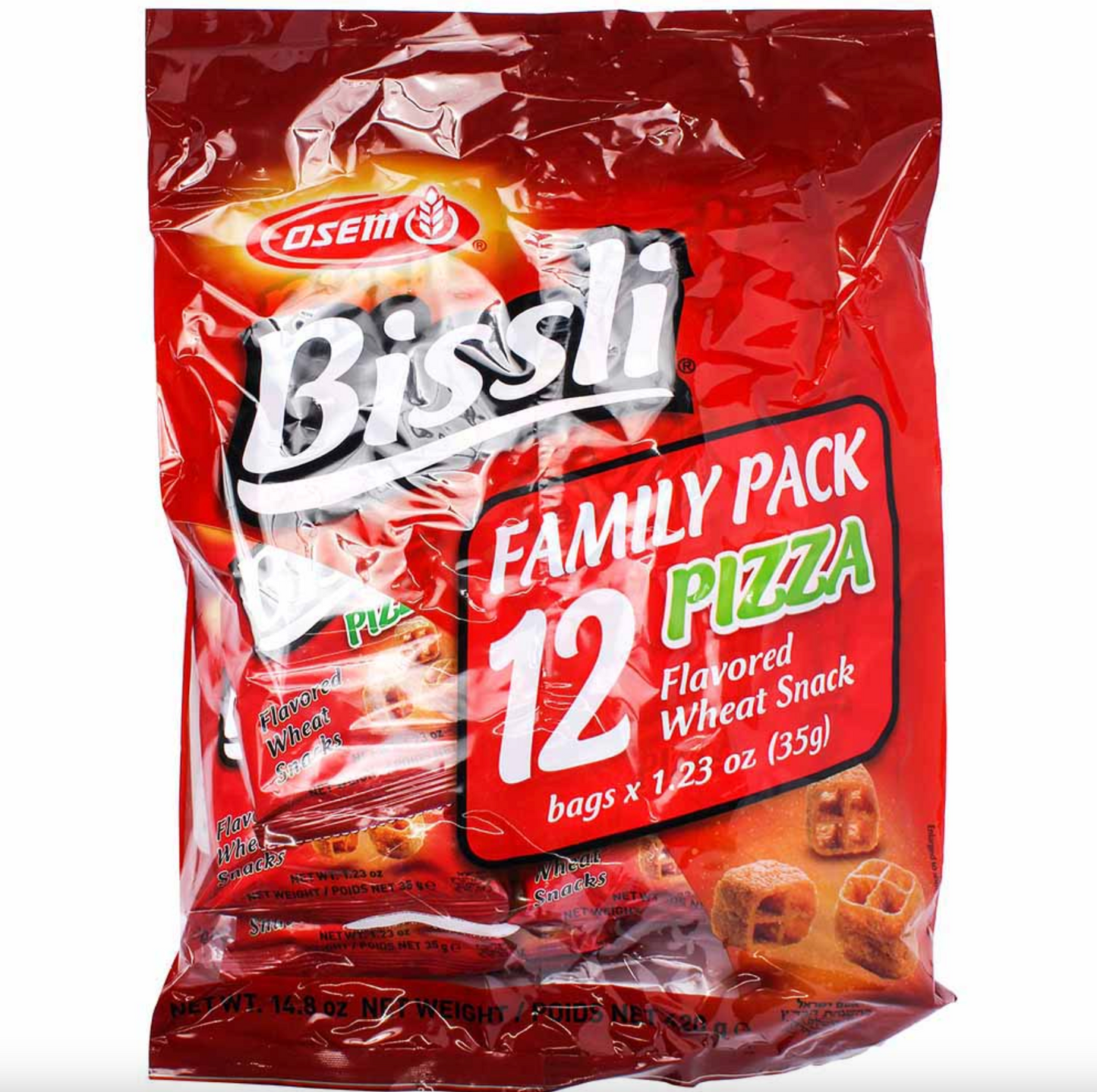 Osem Bissli Family Pack Pizza - 12 Pack