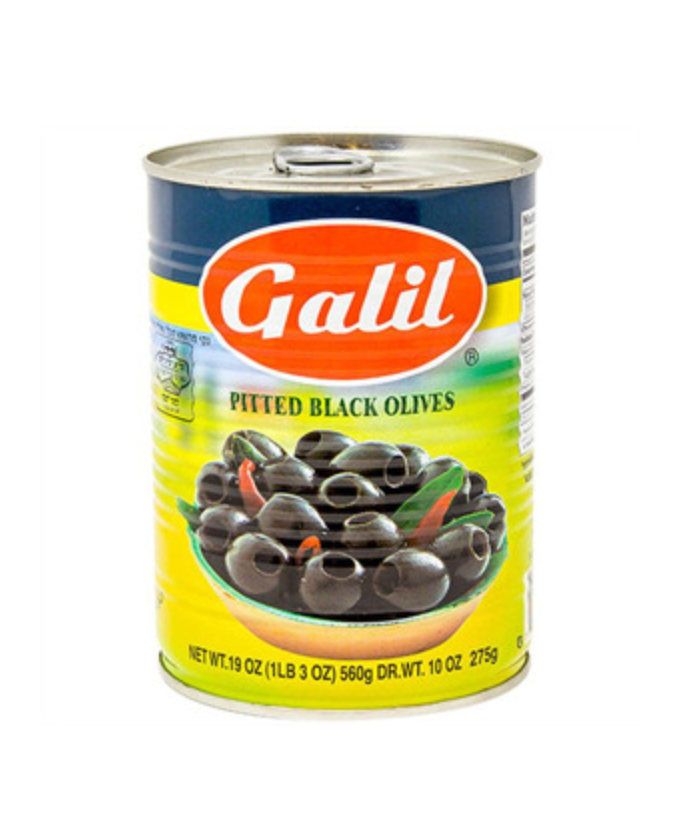 Galil Black Pitted Olives, 19 Oz