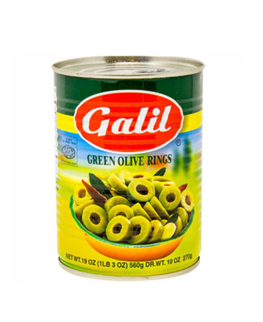 Galil Green Olive Rings, 19 Oz