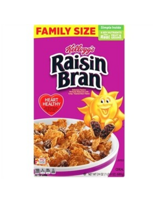 Kelloggs Raisin Bran Family Size - 24 Oz