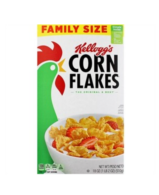 Kellogg's Cornflakes Family Size - 18 Oz