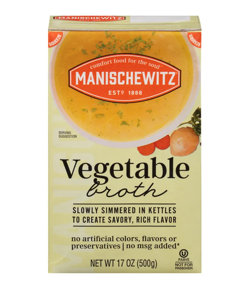 Manischewitz Broth, Vegetable - 17oz