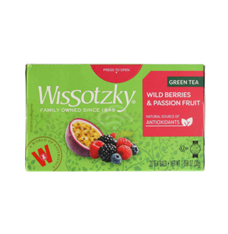 Wissotzky Green Tea Wildberries Passion - 1.40 oz