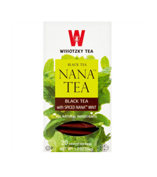 Wissotzky Nana Mint Black Spice Tea - 1.40 oz