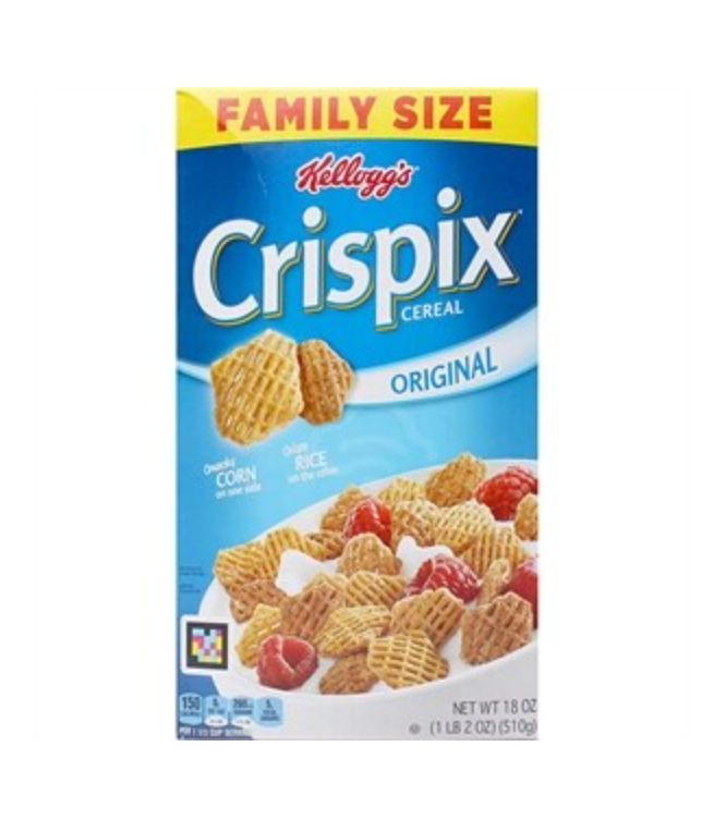 Kellogg's Crisix Original Cereal, Family Size 18 Oz