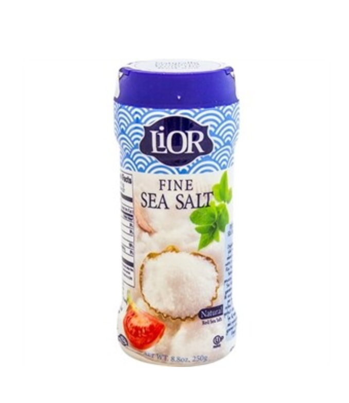 Lior Sea Salt Fine, 8.8 Oz