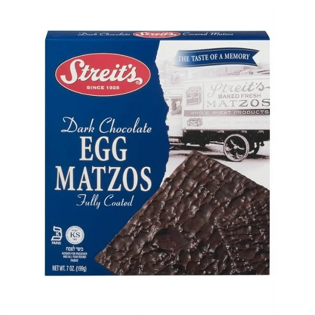 Streit's Matzo Egg Chocolate Covered Dark - 0.90 lb