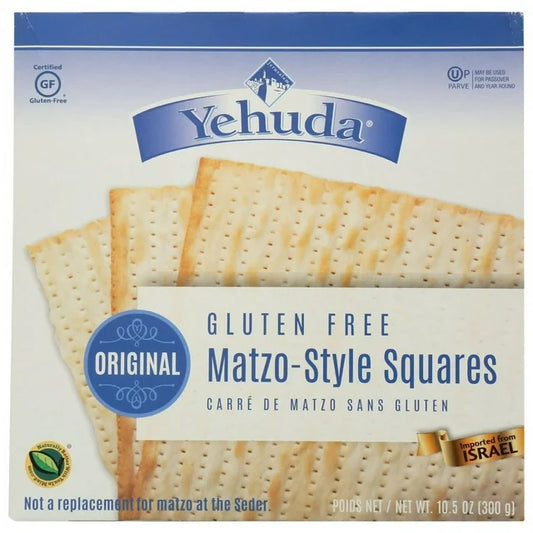 Yehuda Gluten Free Matzo Style Square Crackers - 10.5 oz