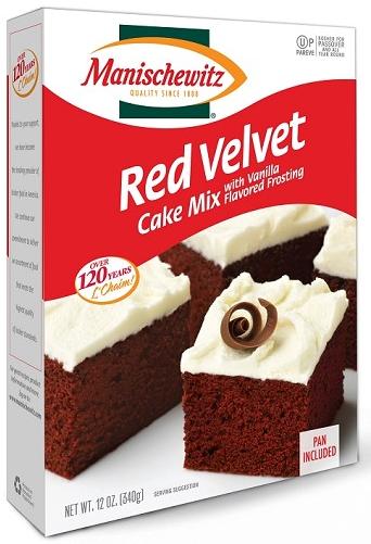 Manischewitz Red Velvet Cake Mix (P) - 0.75 lb.