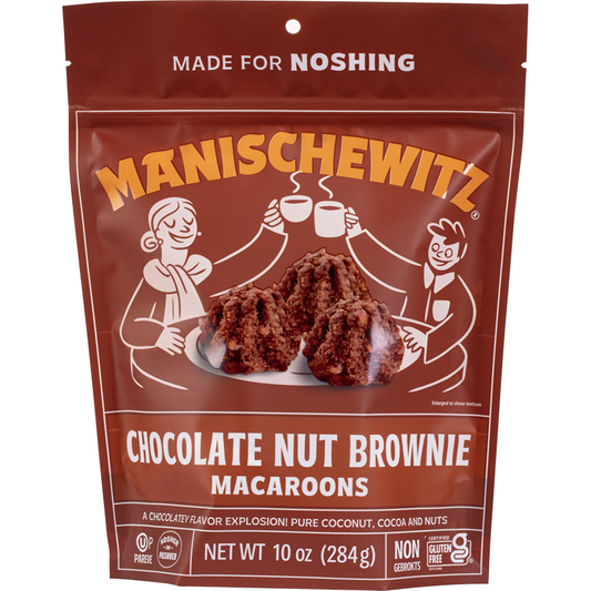 Manischewitz Chocolate Nut Brownie Macaroons (P), 10oz